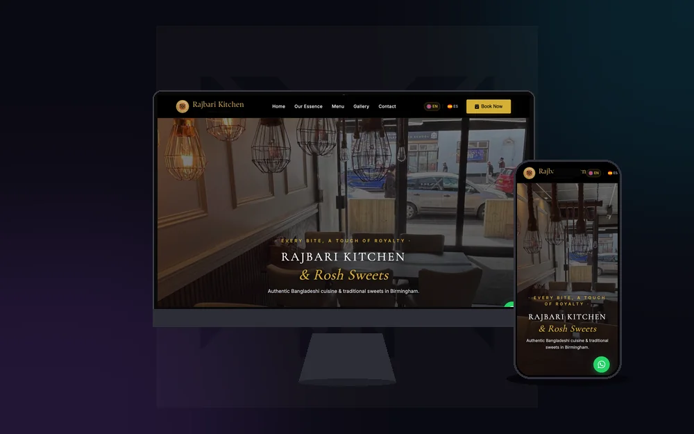 Diseño web premium en Mallorca - Vista previa de RBARI RESTAURANT